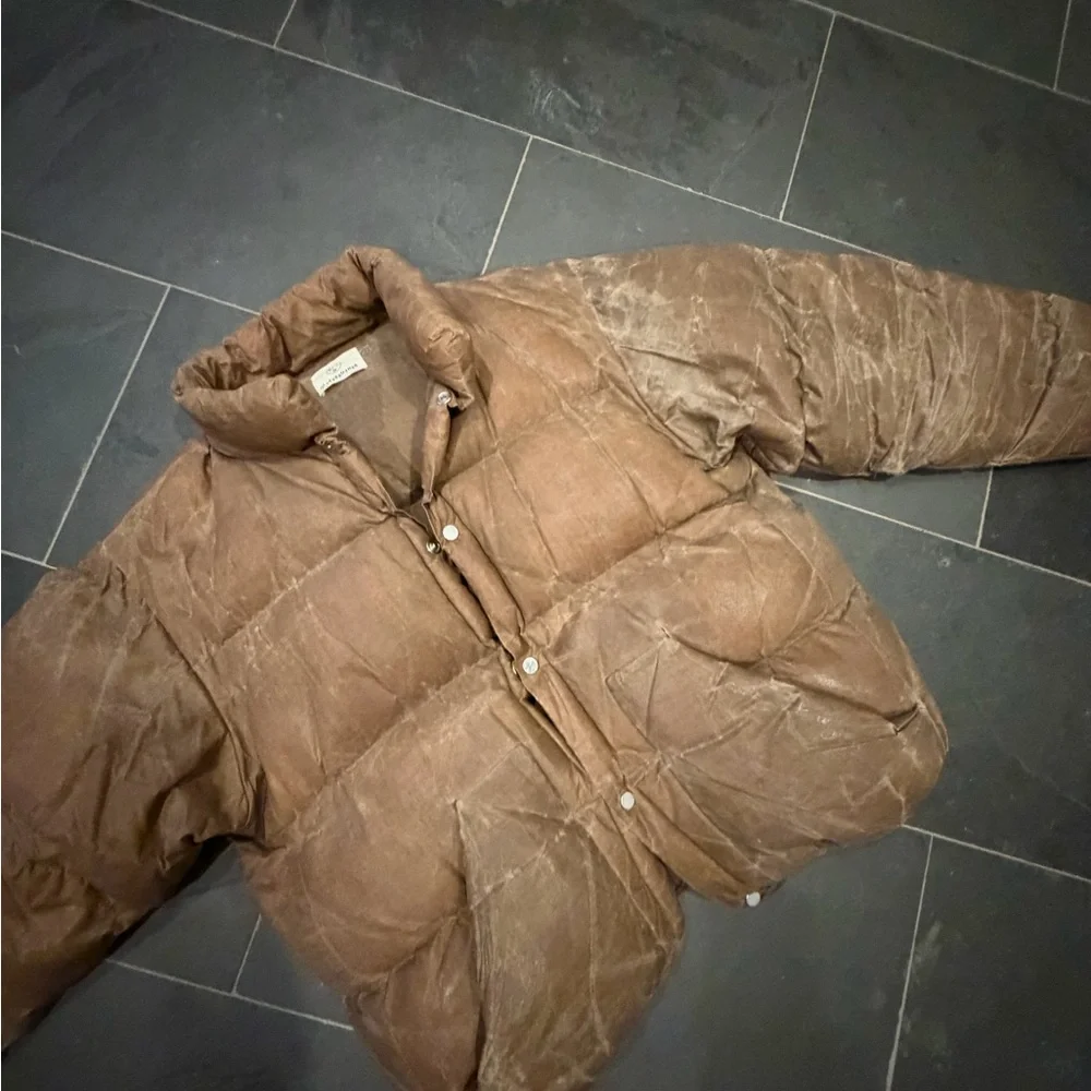 Olderbrother waxed Puffer Jacket - Picture 4 of 5